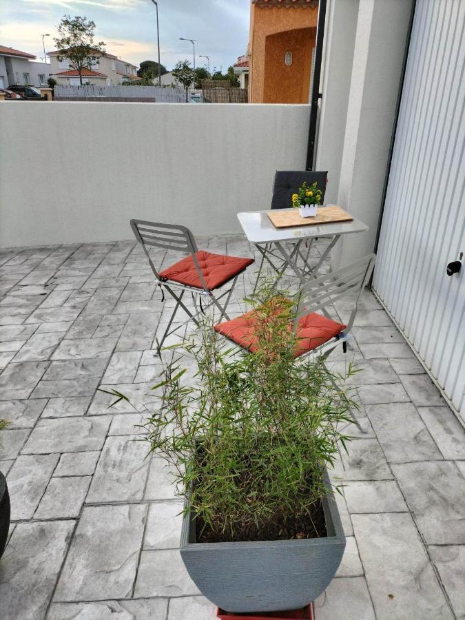 "Les Bambous" Studio Cosy Climatise Au Calme De 37 M2 Parking Gratuit A Argeles Sur Mer Exterior photo