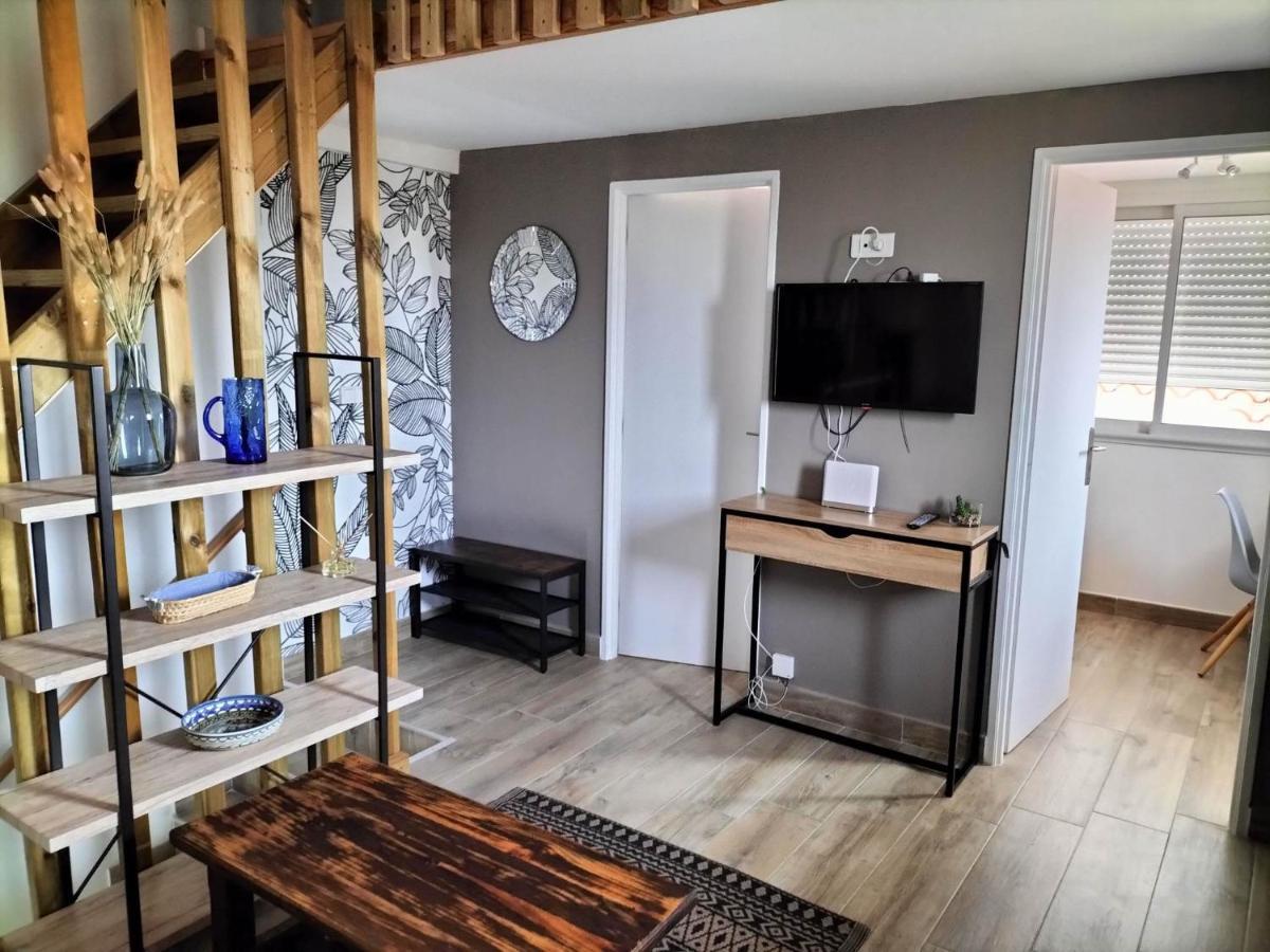 "Les Bambous" Studio Cosy Climatise Au Calme De 37 M2 Parking Gratuit A Argeles Sur Mer Exterior photo