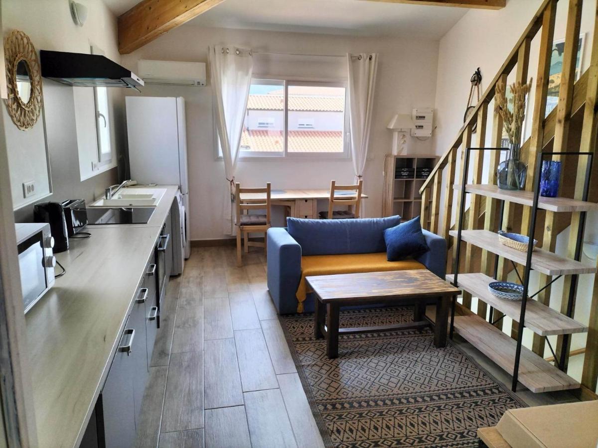 "Les Bambous" Studio Cosy Climatise Au Calme De 37 M2 Parking Gratuit A Argeles Sur Mer Exterior photo