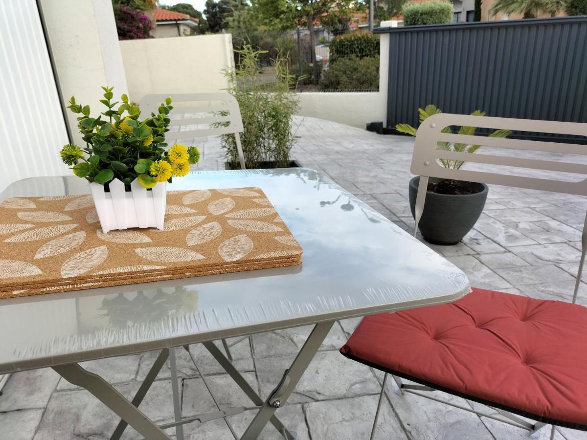 "Les Bambous" Studio Cosy Climatise Au Calme De 37 M2 Parking Gratuit A Argeles Sur Mer Exterior photo